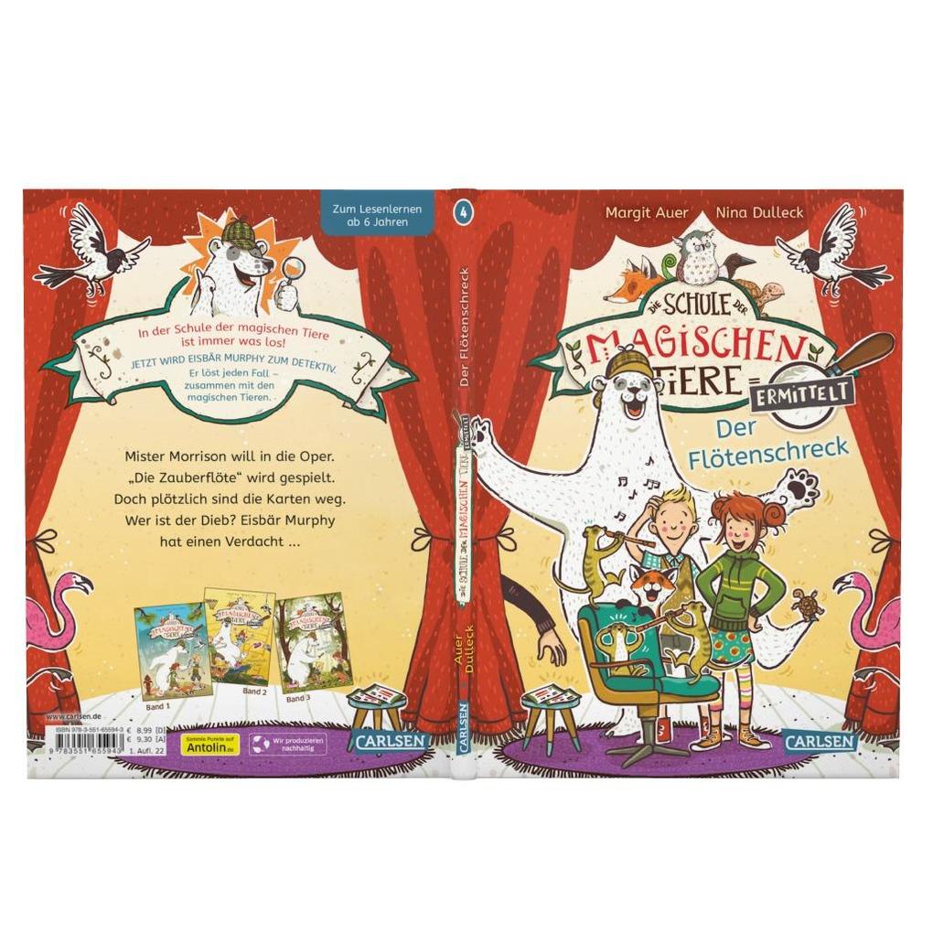 Weitere Ansicht: Die Schule der magischen Tiere ermittelt 4: Der Flötenschreck | Margit Auer