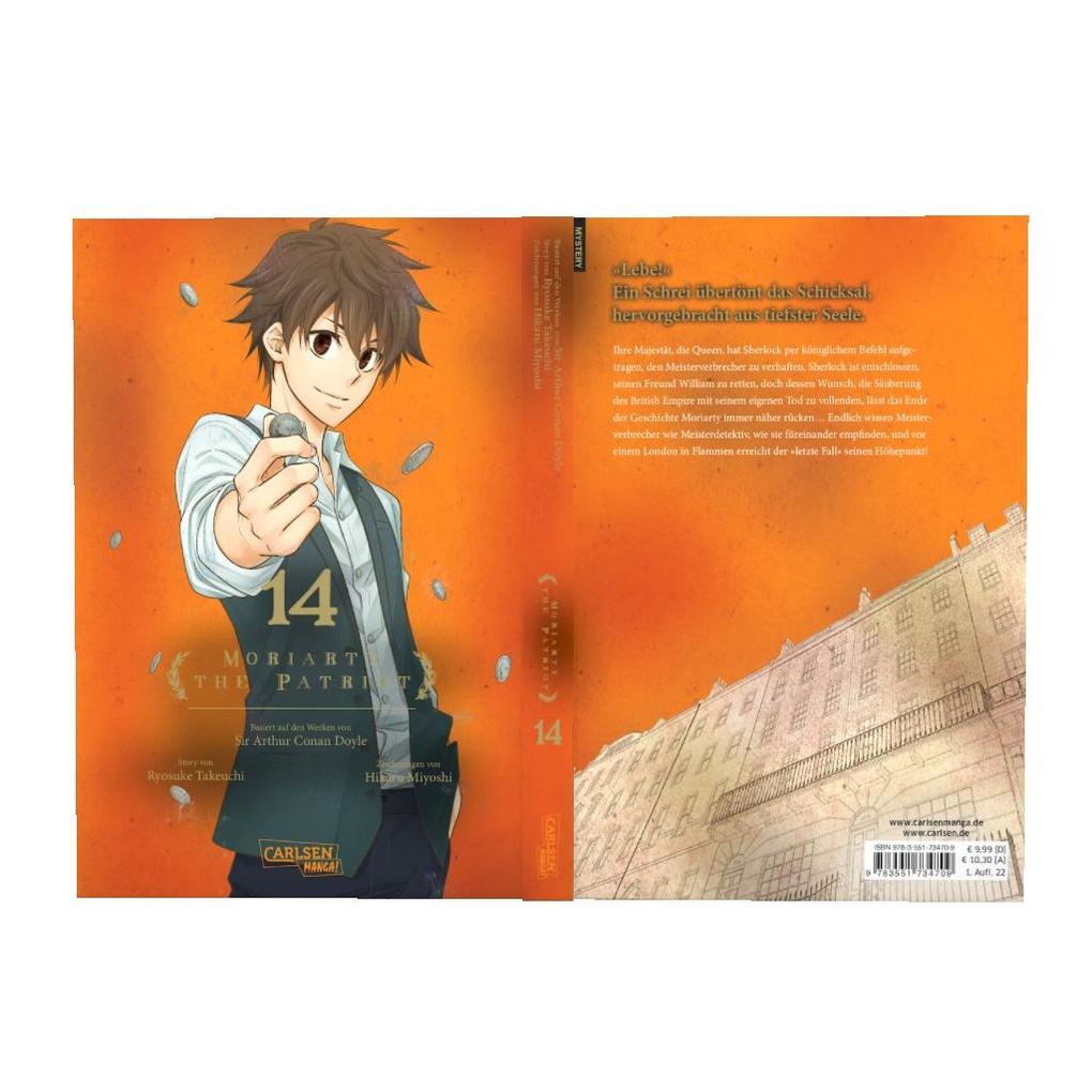 Weitere Ansicht: Moriarty the Patriot 14 | Ryosuke Takeuchi