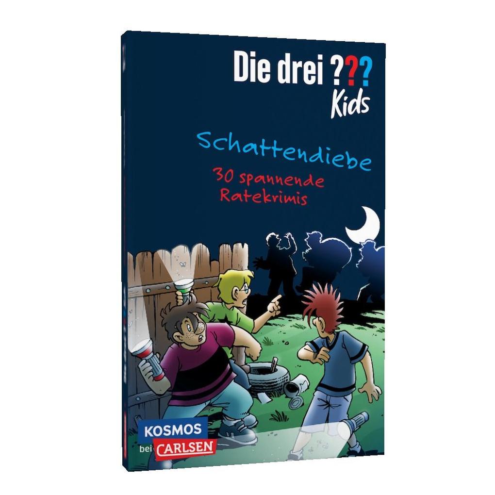 Weitere Ansicht: Die drei ??? Kids: Schattendiebe. 30 spannende Ratekrimis! | Ulf Blanck