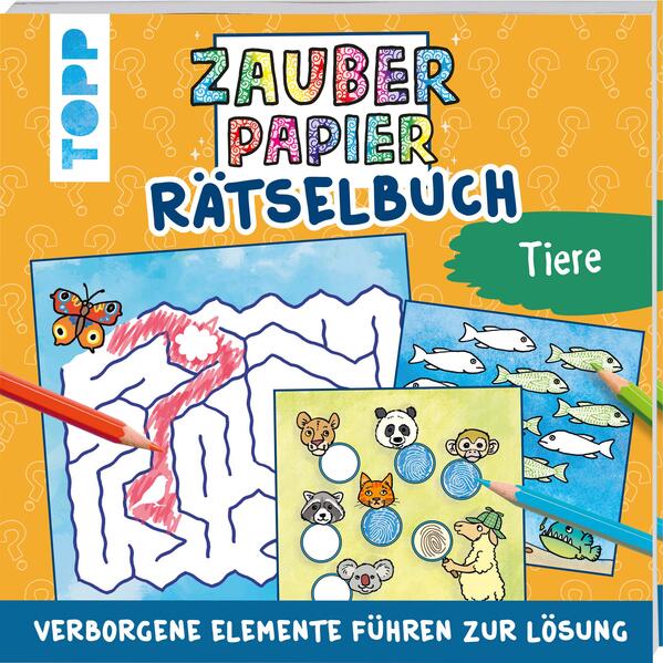 Produktbild: Zauberpapier Rätselbuch Tiere | Norbert Pautner