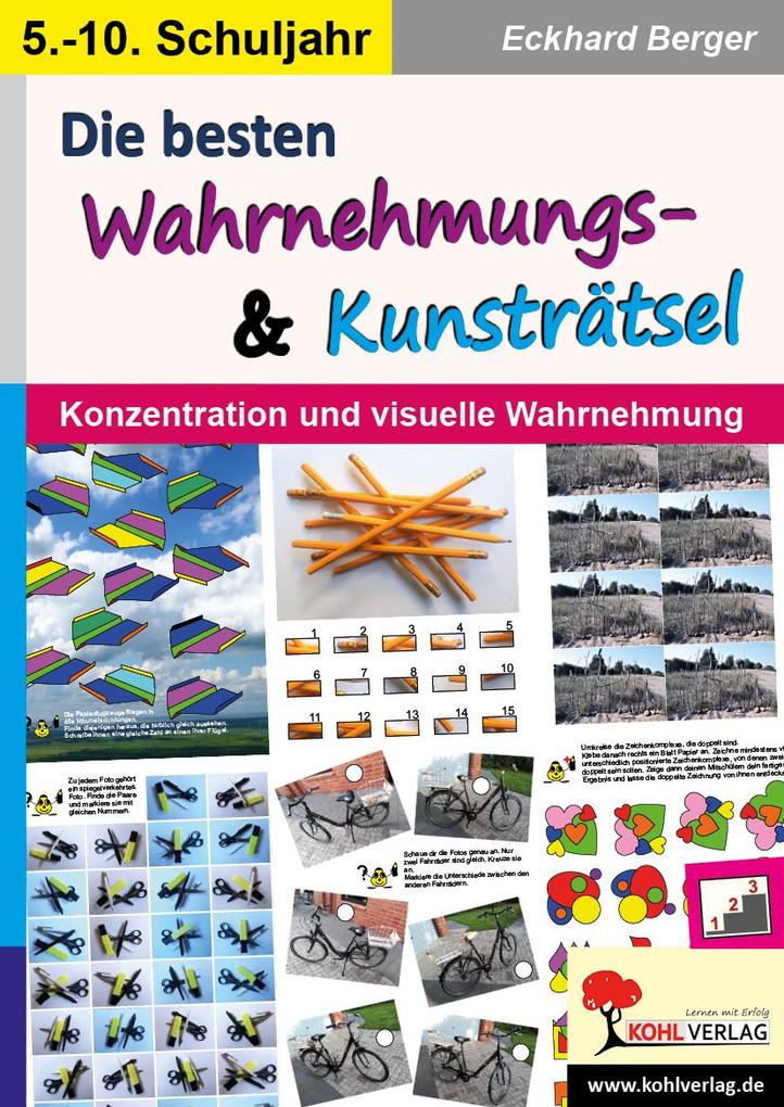 Produktbild: Die besten Wahrnehmungs- und Kunsträtsel | Eckhard Berger