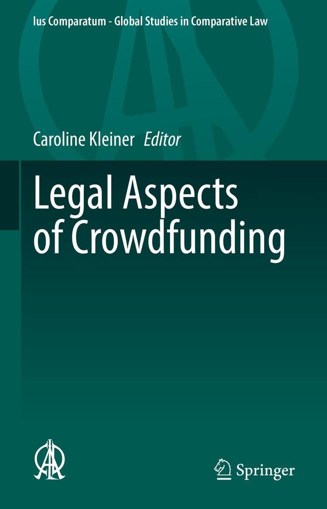 Produktbild: Legal Aspects of Crowdfunding