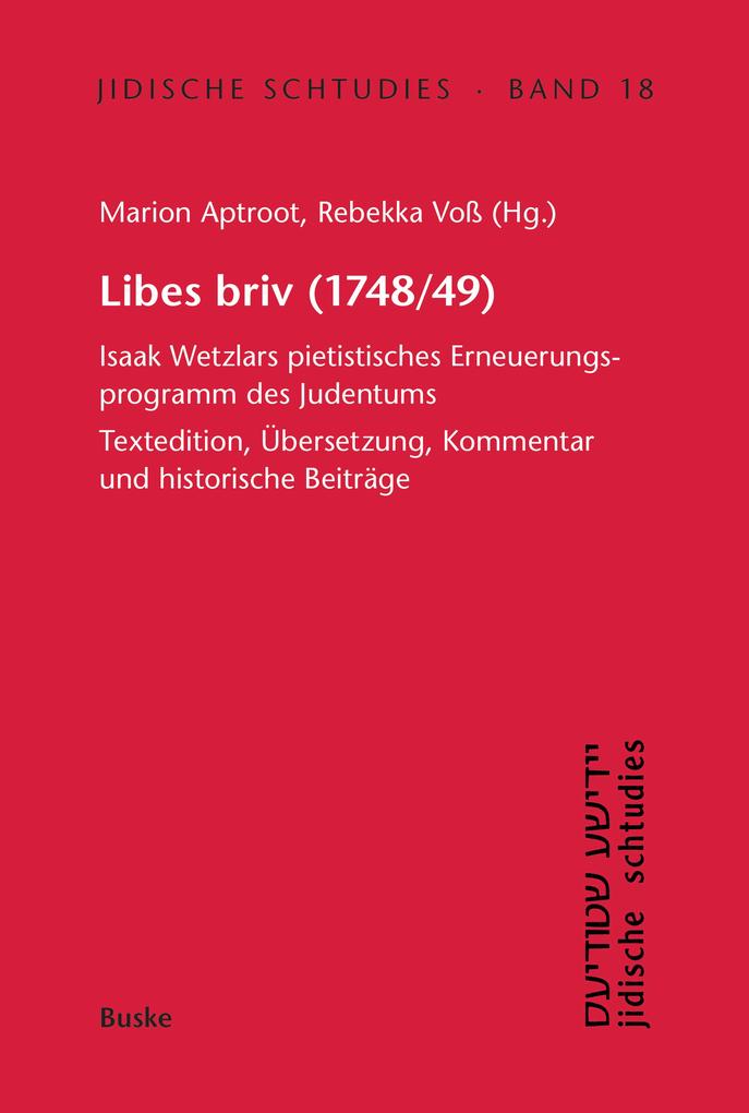 Produktbild: Libes briv (1748/49) | Marion Aptroot, Rebekka Voß