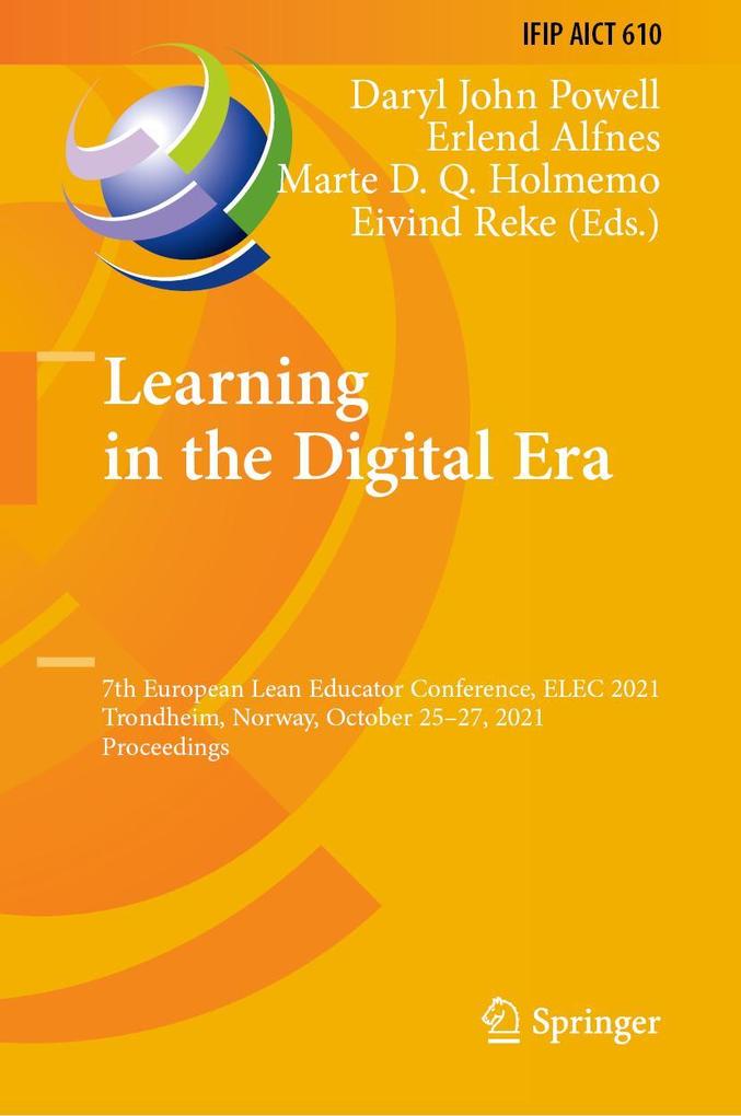 Produktbild: Learning in the Digital Era