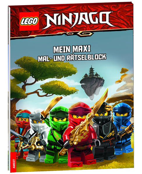 Produktbild: LEGO® NINJAGO® - Mein Maxi Mal- und Rätselblock