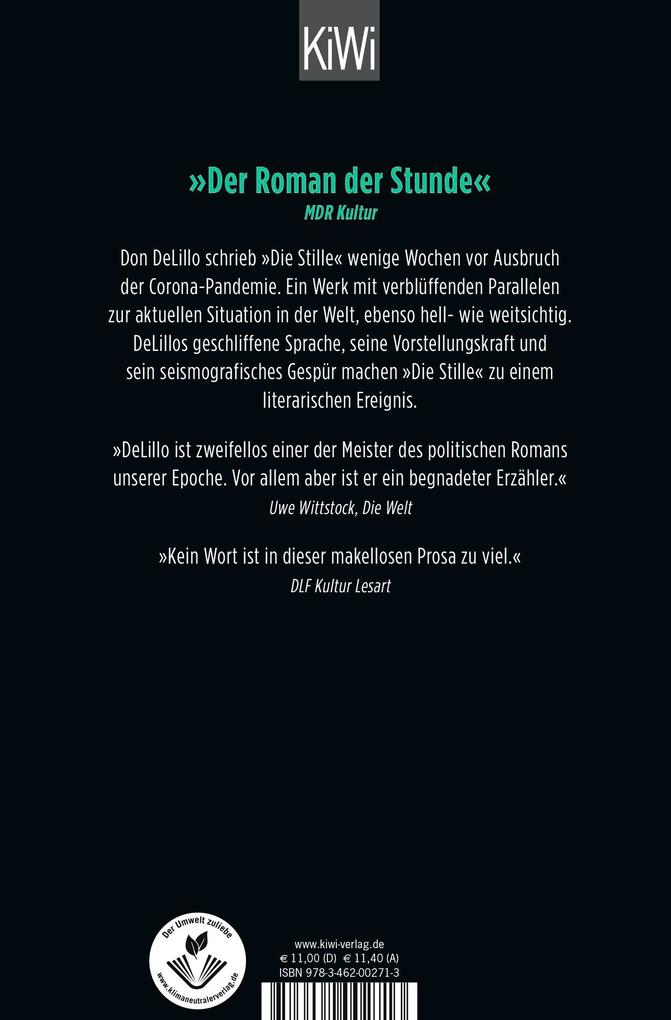 Weitere Ansicht: Die Stille | Don DeLillo