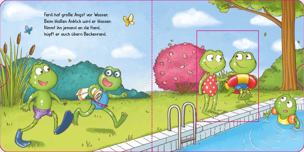 Weitere Ansicht: Kleiner Angstfrosch, hab doch Mut! | Christine Kugler