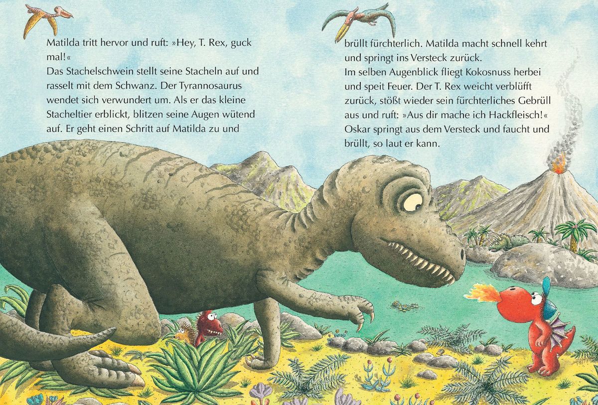 Weitere Ansicht: Der kleine Drache Kokosnuss - Abenteuer & Wissen - Dinosaurier | Ingo Siegner