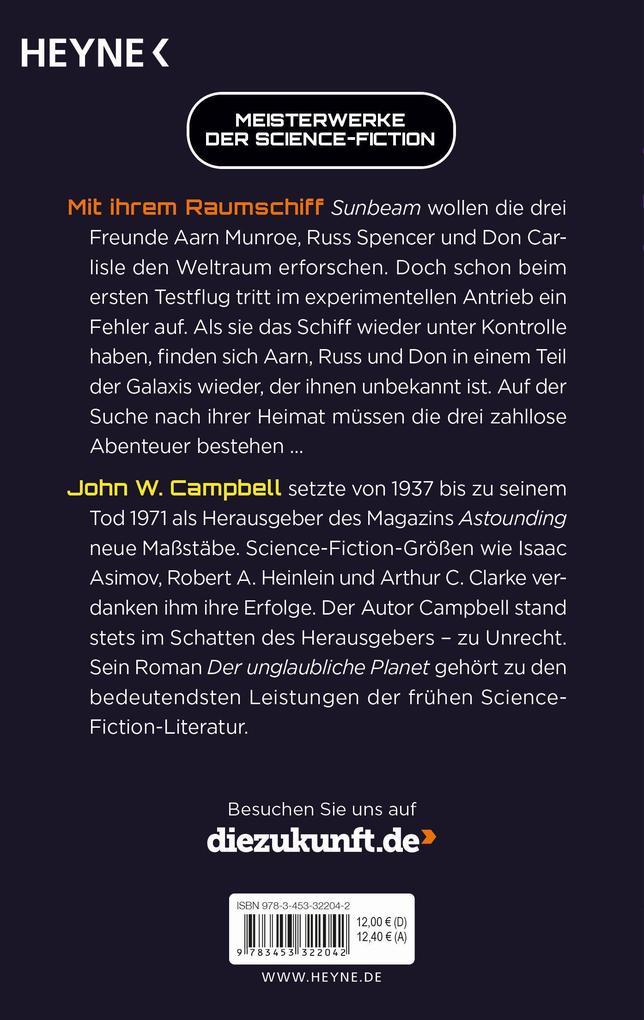 Weitere Ansicht: Der unglaubliche Planet | John W. Campbell