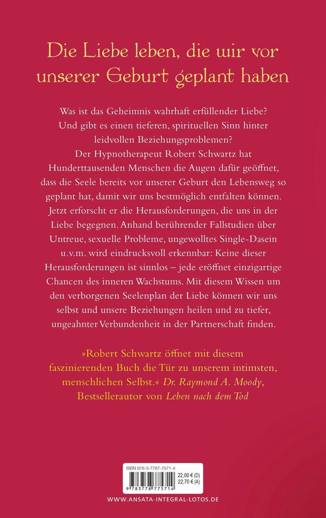 Weitere Ansicht: Der Seelenplan für die Liebe | Robert Schwartz