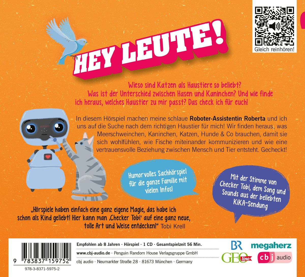 Weitere Ansicht: Checker Tobi - Der große Haustier-Check: Katze, Hund, Kaninchen - Das check ich für euch! | Gregor Eisenbeiß