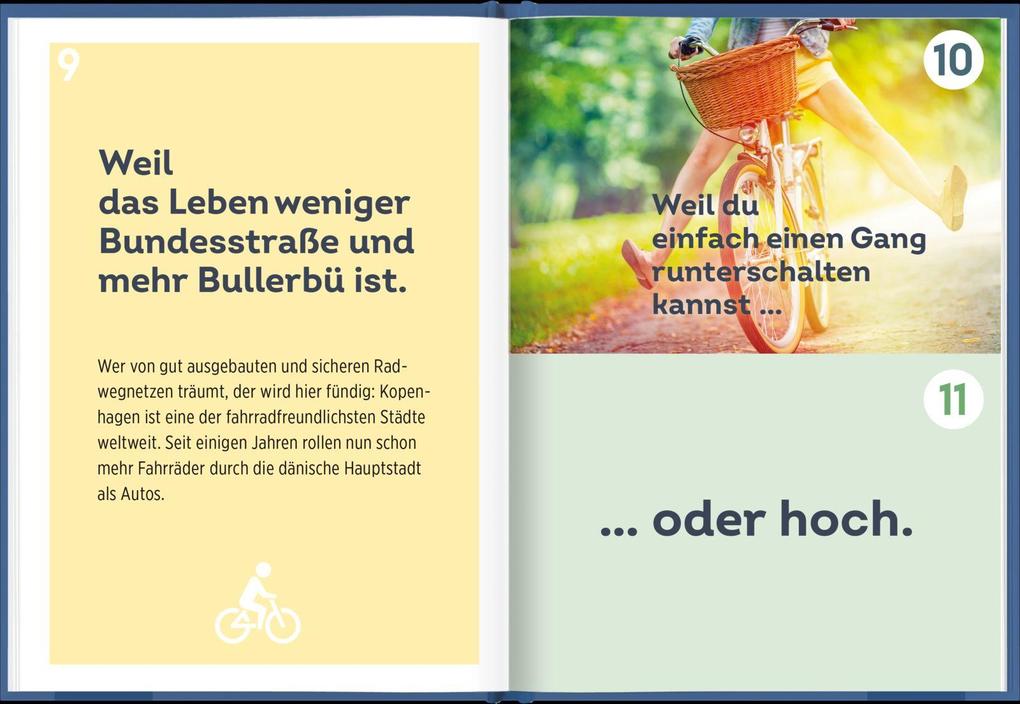 Weitere Ansicht: 100 Gründe, warum Fahrradfahrer glücklicher sind