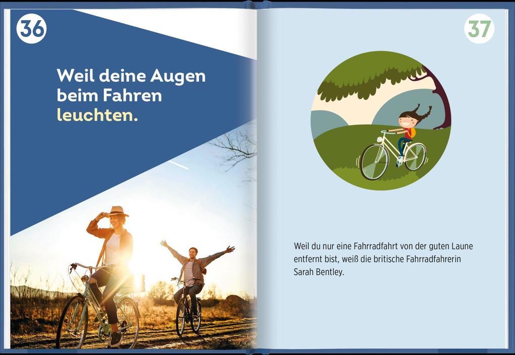 Weitere Ansicht: 100 Gründe, warum Fahrradfahrer glücklicher sind