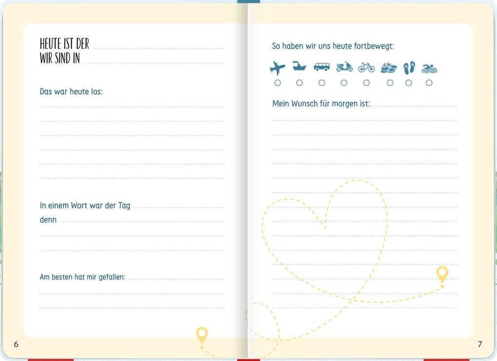 Weitere Ansicht: Reisetagebuch (Weltkarte)