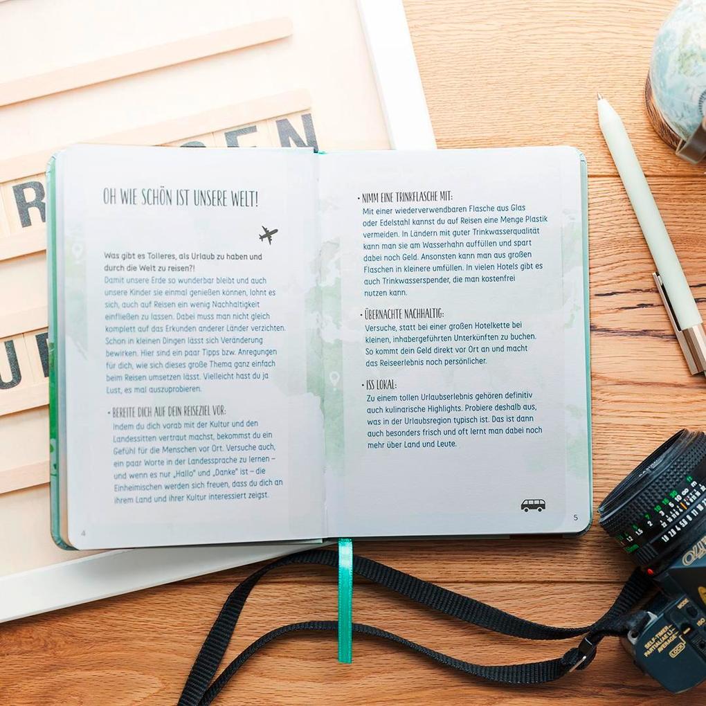 Weitere Ansicht: Reisetagebuch (Weltkarte)