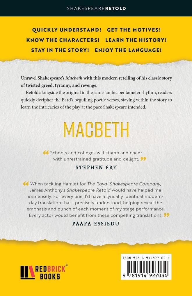 Weitere Ansicht: Macbeth | William Shakespeare, James Anthony