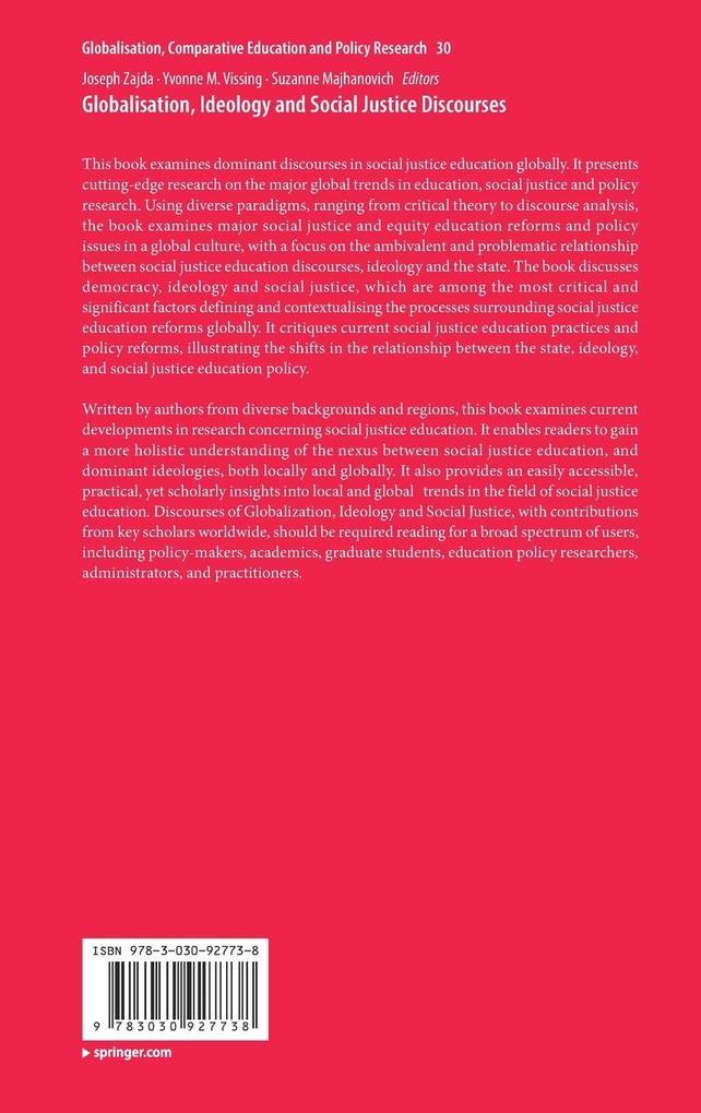 Weitere Ansicht: Globalisation, Ideology and Social Justice Discourses