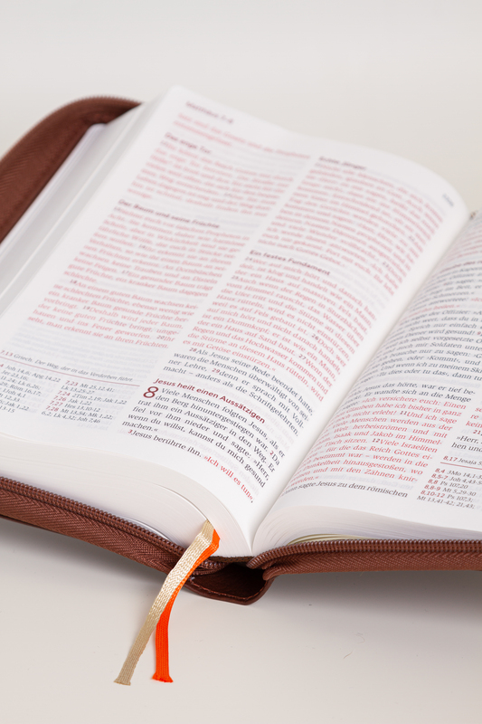 Weitere Ansicht: Neues Leben. Die Bibel, Standardausgabe, ital. Kunstleder mit Reißverschluss