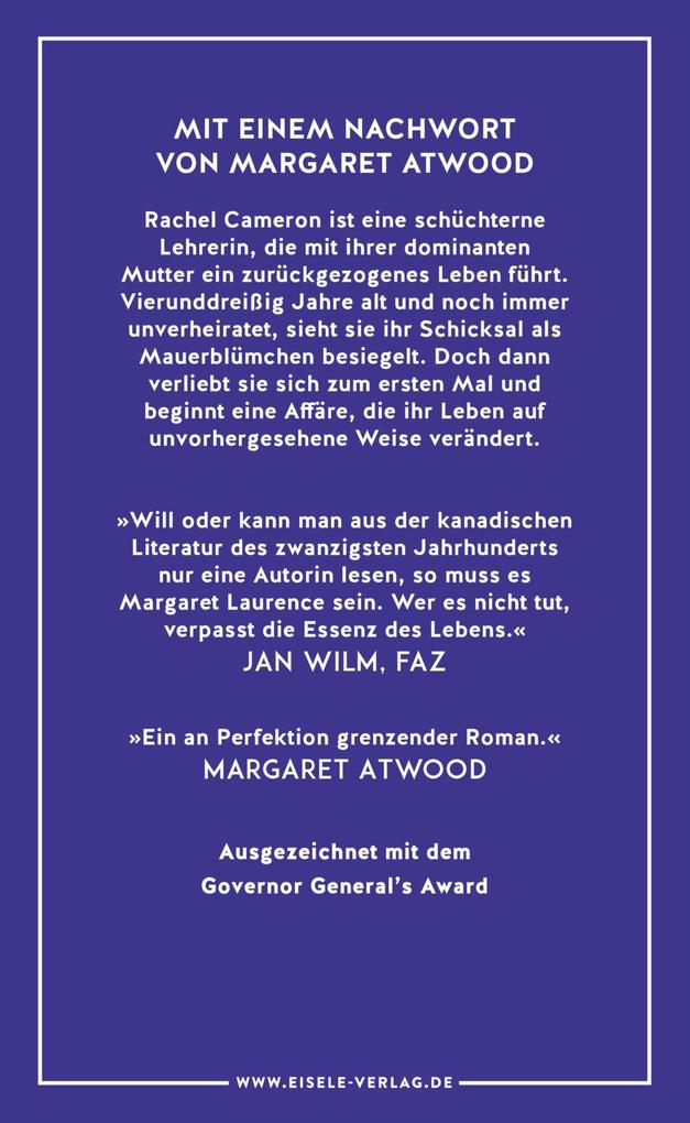 Weitere Ansicht: Eine Laune Gottes | Margaret Laurence