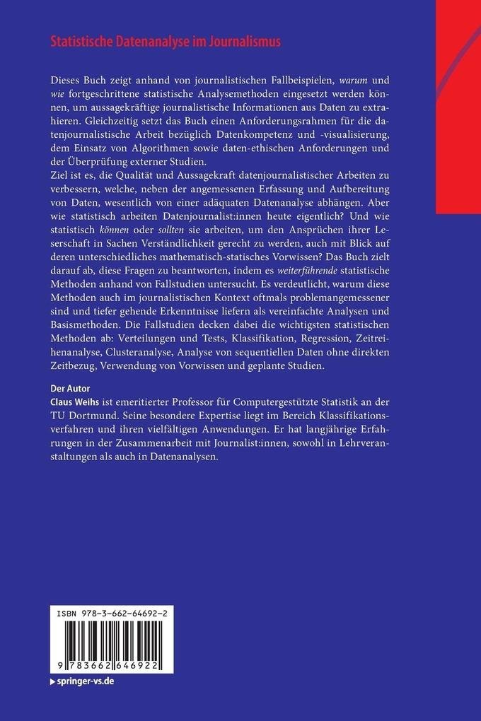 Weitere Ansicht: Statistische Datenanalyse im Journalismus