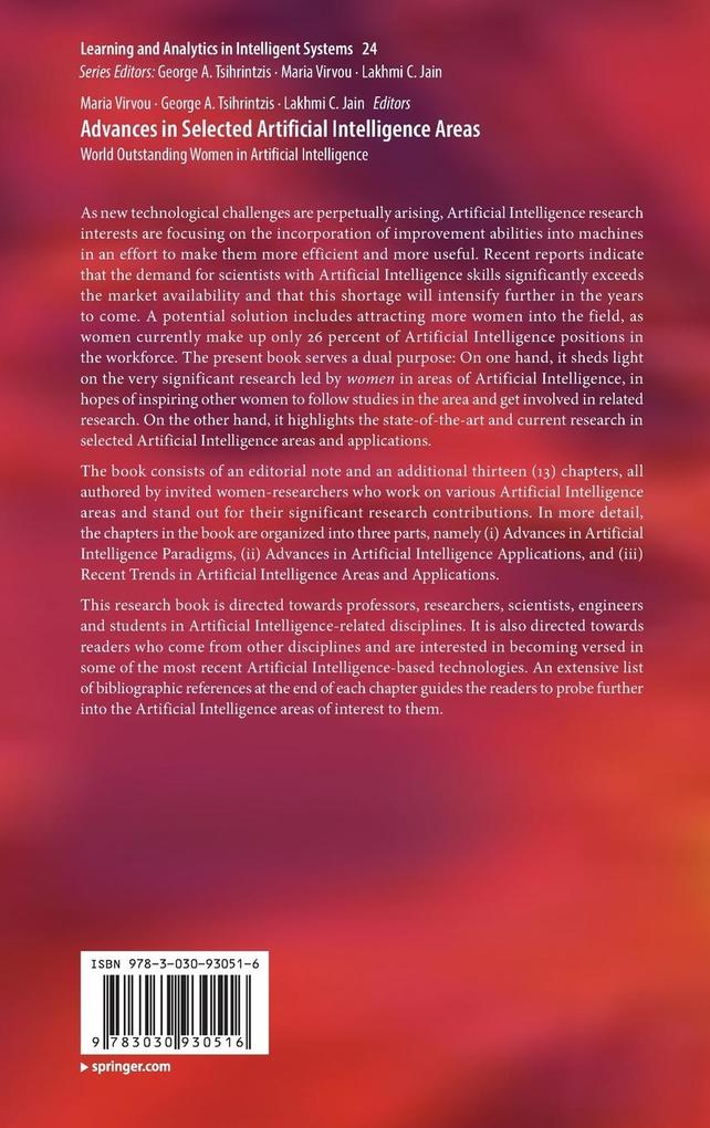 Weitere Ansicht: Advances in Selected Artificial Intelligence Areas