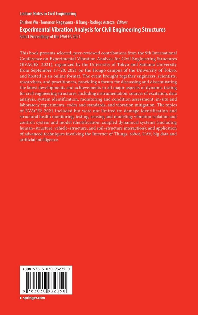 Weitere Ansicht: Experimental Vibration Analysis for Civil Engineering Structures