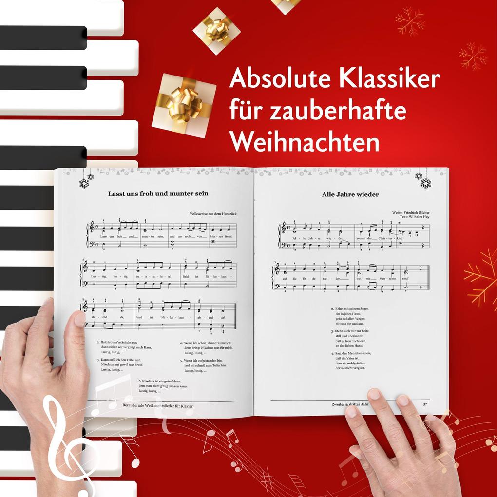 Weitere Ansicht: Bezaubernde Weihnachtslieder für Klavier | Franz Titscher