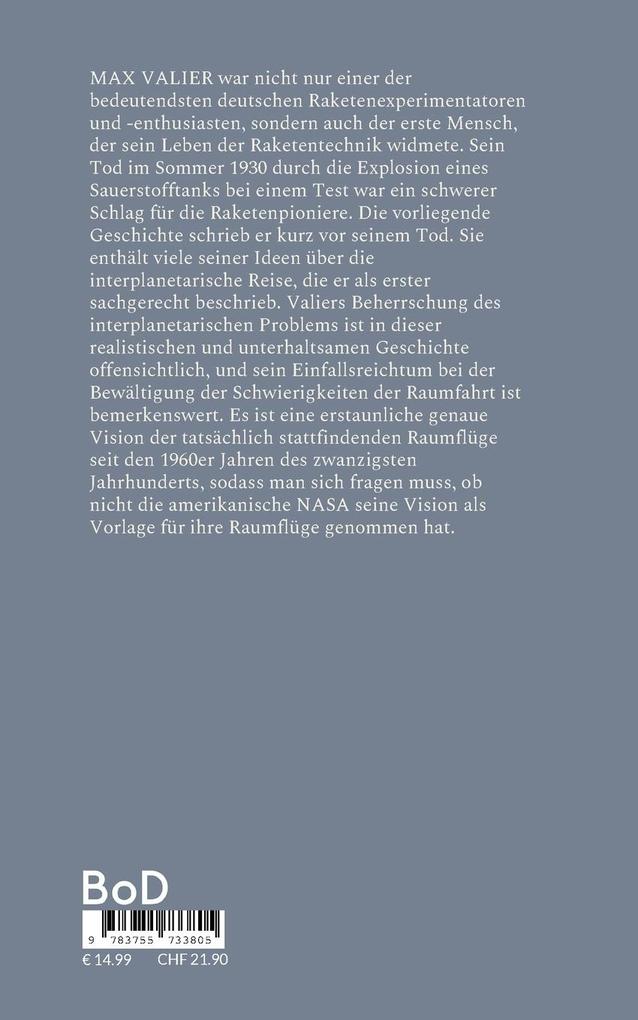 Weitere Ansicht: Auf kühnem Flug zum Mars | Max Valier