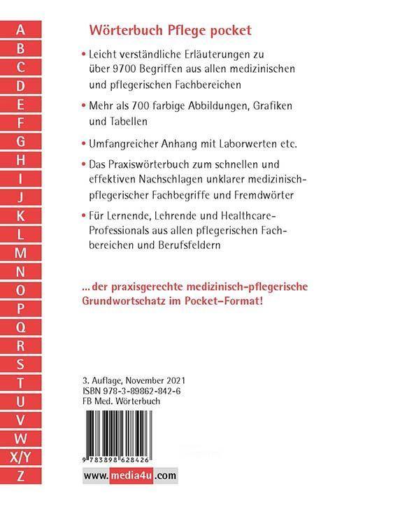 Weitere Ansicht: Wörterbuch Pflege pocket : Medizinischer Grundwortschatz und Fachwörterlexikon für Pflegeberufe | Karin Deschka, Marc Deschka