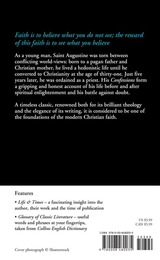 Weitere Ansicht: XCONFESSIONS OF_CLASSICS PB | Saint Augustine
