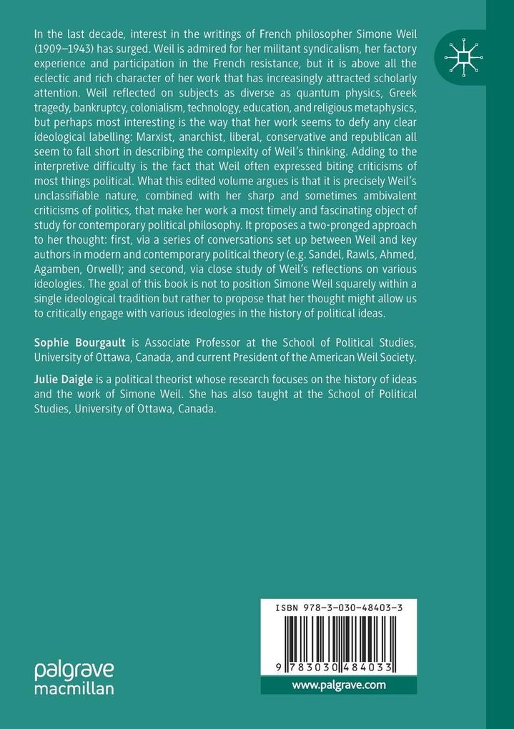 Weitere Ansicht: Simone Weil, Beyond Ideology?