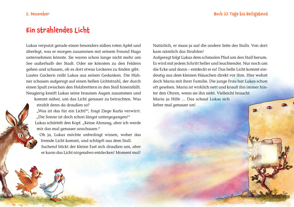 Weitere Ansicht: Lukas auf dem Weg nach Bethlehem | Hanna Goldhammer