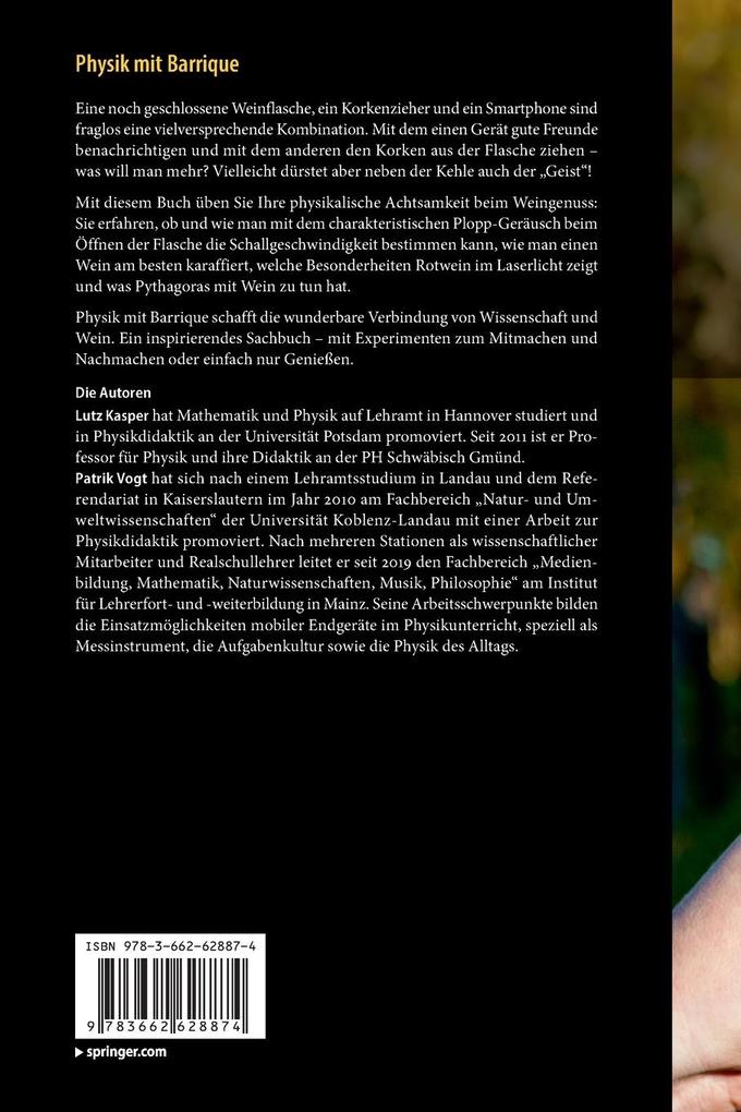 Weitere Ansicht: Physik mit Barrique | Lutz Kasper, Patrik Vogt