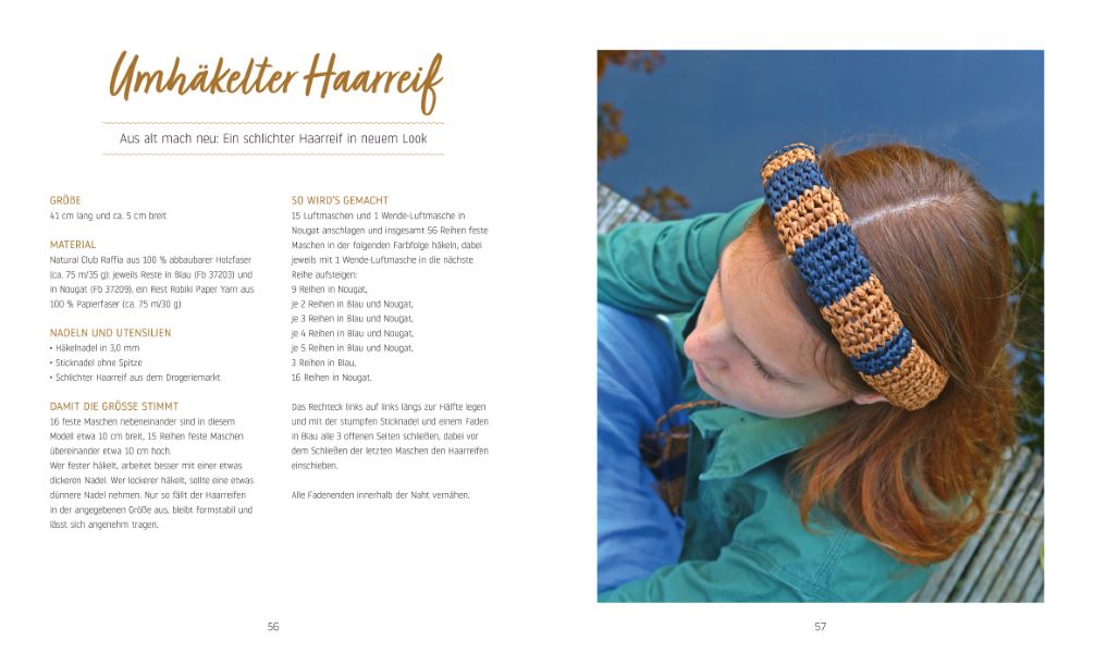 Weitere Ansicht: Ideen aus Raffia-Bast | Dagmar Bily