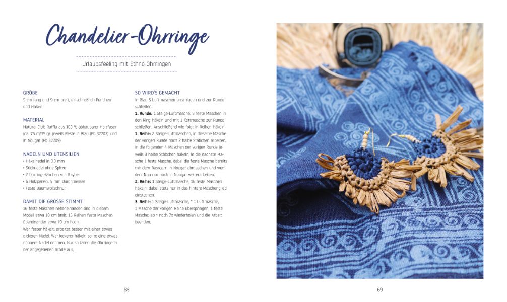 Weitere Ansicht: Ideen aus Raffia-Bast | Dagmar Bily