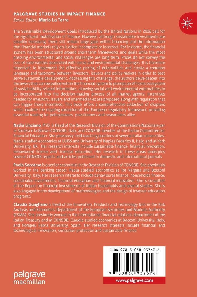 Weitere Ansicht: Information as a Driver of Sustainable Finance