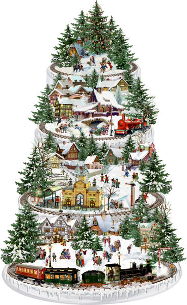 Produktbild: A3-Wandkalender Eisenbahn-Tanne