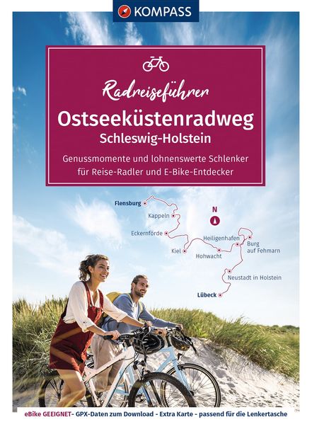 Produktbild: KOMPASS Radreiseführer Ostseeküstenradweg Schleswig Holstein | Maria Strobl