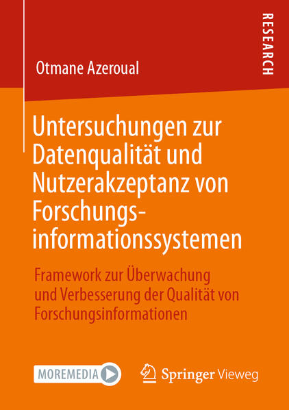 Produktbild: Untersuchungen zur Datenqualität und Nutzerakzeptanz von Forschungsinformationssystemen | Otmane Azeroual
