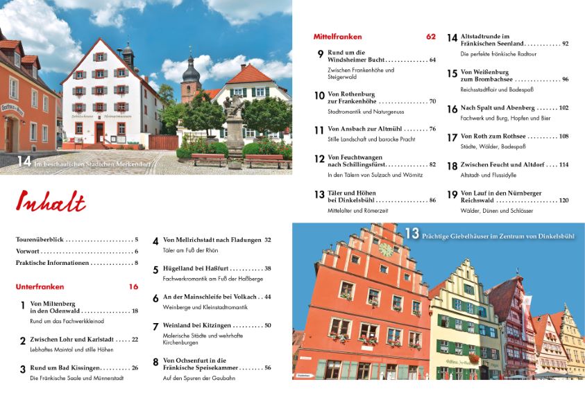 Weitere Ansicht: Das Radlbuch Franken | Bernhard Irlinger