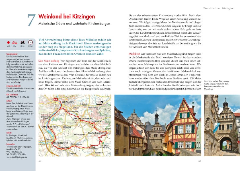 Weitere Ansicht: Das Radlbuch Franken | Bernhard Irlinger