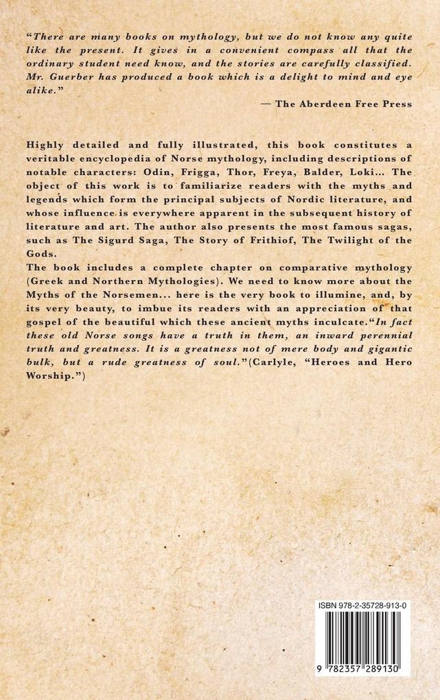 Weitere Ansicht: Myths of the Norsemen | H A Guerber