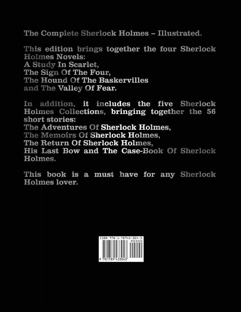 Weitere Ansicht: The Complete Sherlock Holmes - Unabridged and Illustrated - A Study in Scarlet, the Sign of the Four, the Hound of the Baskervilles, the Valley of Fea | Arthur Conan Doyle
