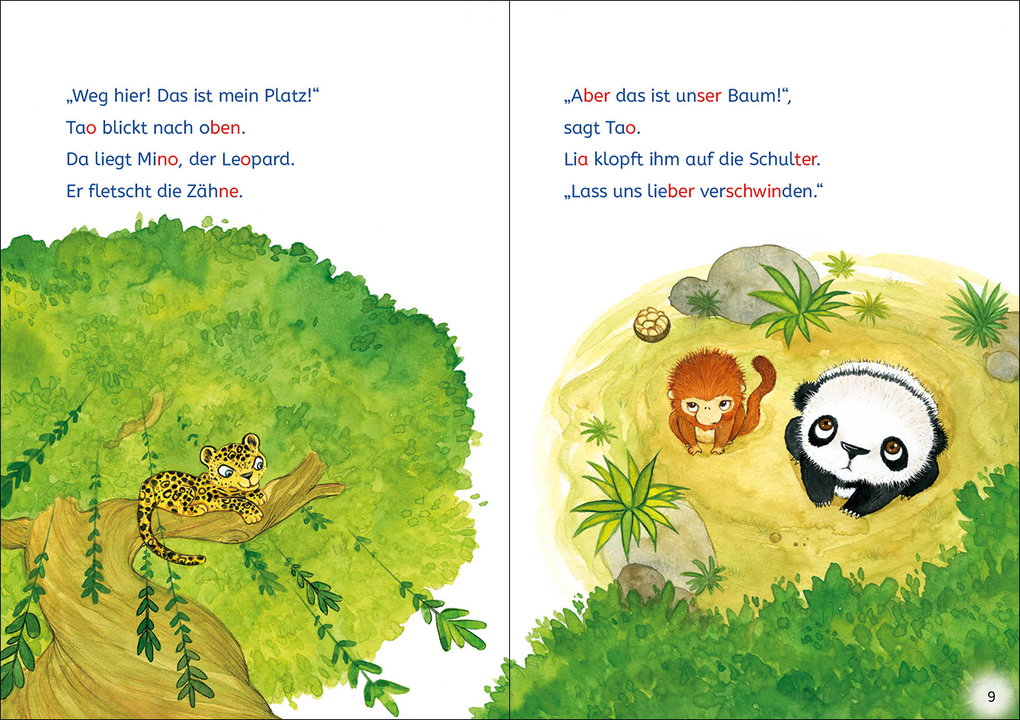 Weitere Ansicht: Leselöwen Lesetraining 1. Klasse - Ein Panda in der Dschungelschule | Katja Richert