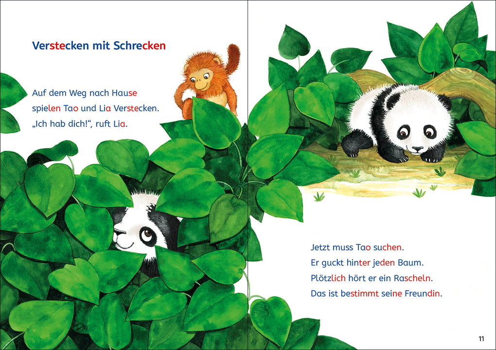 Weitere Ansicht: Leselöwen Lesetraining 1. Klasse - Ein Panda in der Dschungelschule | Katja Richert