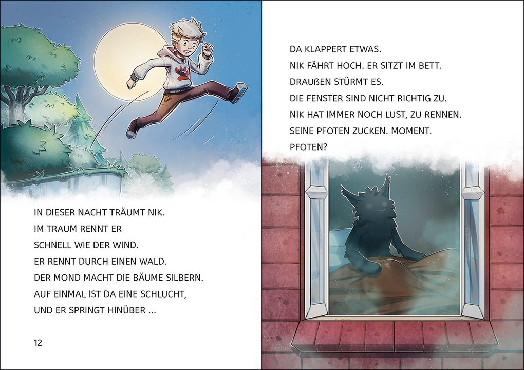 Weitere Ansicht: Leselöwen 2. Klasse - Die Magie des Tierwandlers (Großbuchstabenausgabe) | Anni Möwenthal