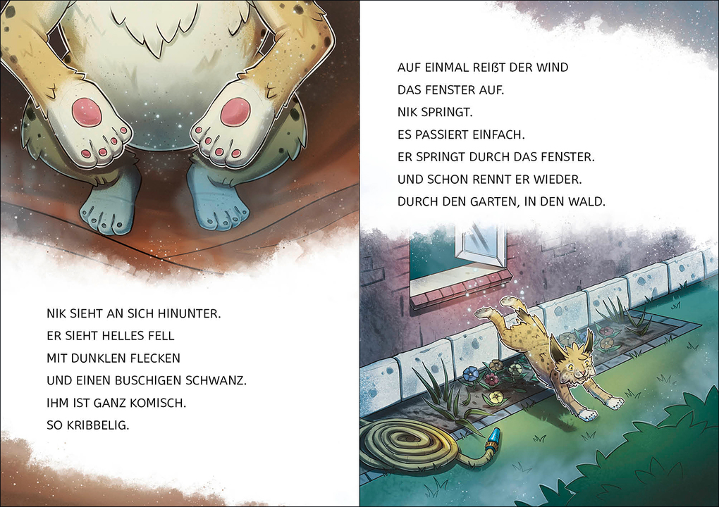 Weitere Ansicht: Leselöwen 2. Klasse - Die Magie des Tierwandlers (Großbuchstabenausgabe) | Anni Möwenthal