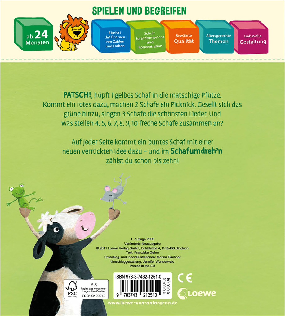 Weitere Ansicht: 10 kleine Schafe | Franziska Gehm