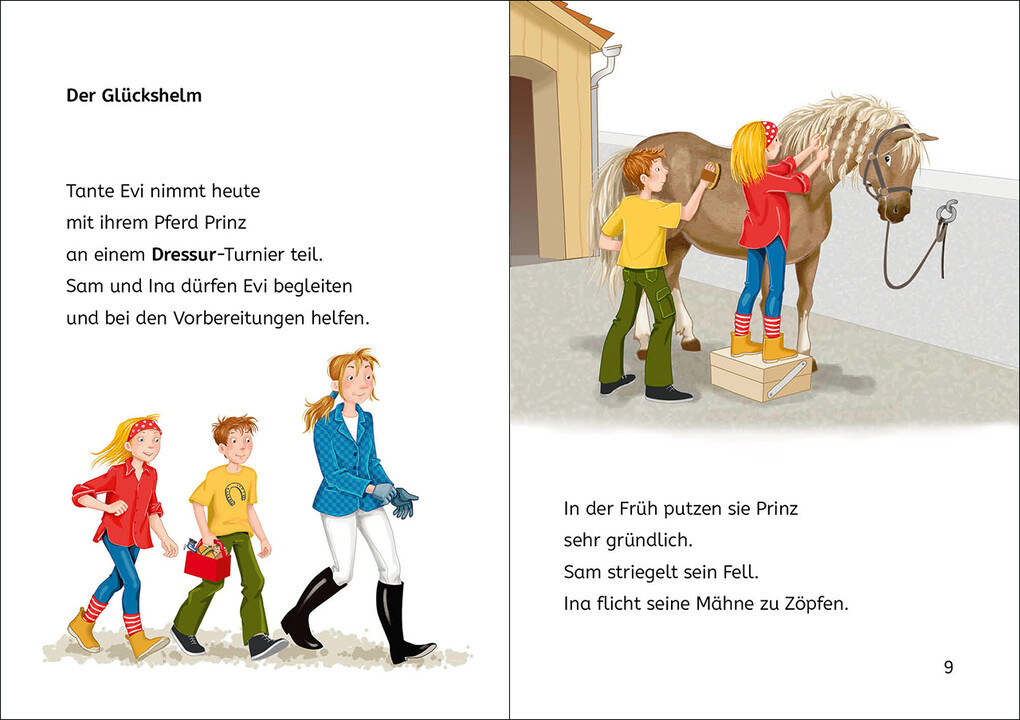 Weitere Ansicht: Leselöwen 2. Klasse - Geschichten vom Reitturnier | Michaela Hanauer