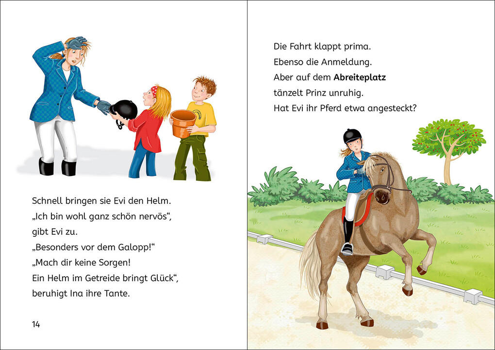 Weitere Ansicht: Leselöwen 2. Klasse - Geschichten vom Reitturnier | Michaela Hanauer